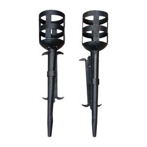 Pair Of Medieval Style Torch Wall Sconces/ Wall Candle Holders, 16" long